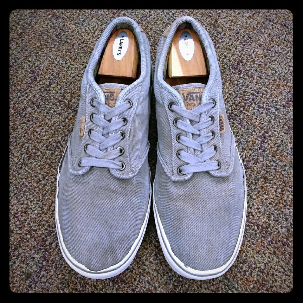 Grey Vans w/ Cork Accents
